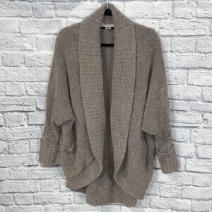 barefoot dreams cozychic cardigan | size S/M | color gray